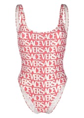 Versace Allover logo-print swimsuit