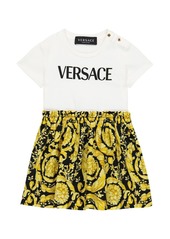 Versace Kids Baby Barocco jersey T-shirt dress