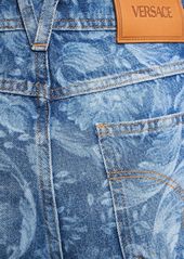 Versace Barocco Denim Straight Jeans