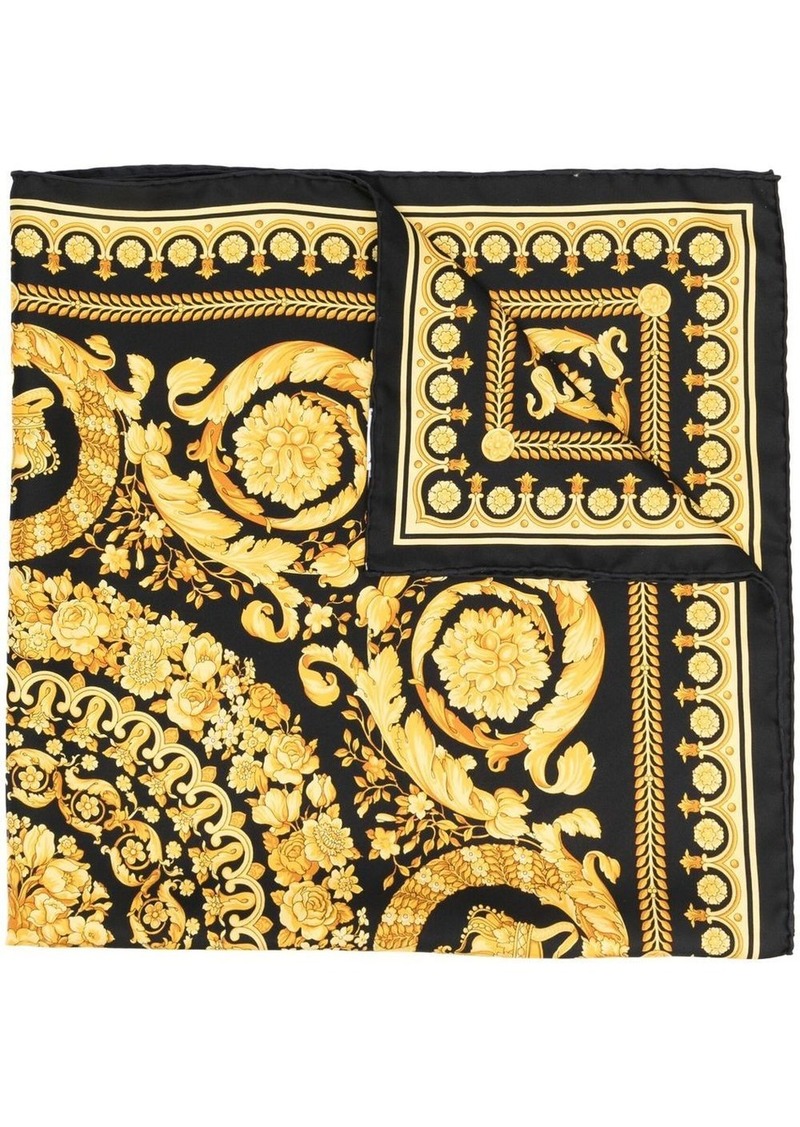 Versace Barocco silk scarf