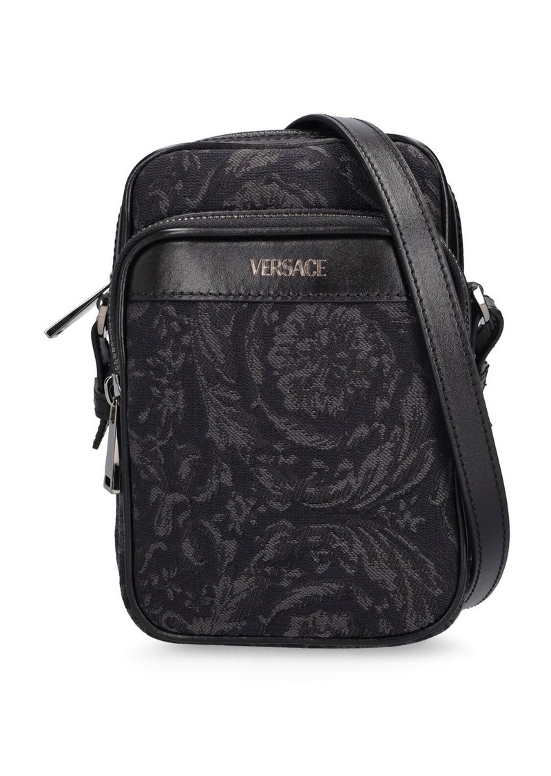 Versace Barocco Jacquard Canvas Crossbody Bag