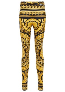 Versace Barocco mid-rise leggings