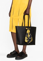 Versace Barocco-print detail tote bag