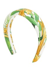 Versace Barocco Print Silk Headband