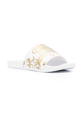 Versace 'Barocco' print slides