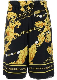 Versace Barocco-print track shorts