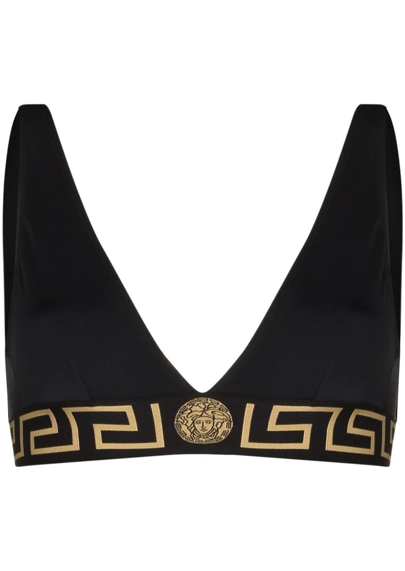 Versace Greca Border bikini top