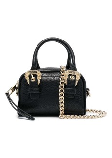 Versace Baroque-buckle faux-leather tote bag