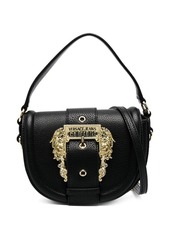 Versace Baroque-buckle faux-leather tote bag