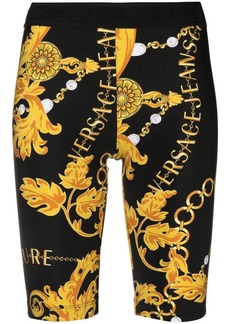 Versace Baroque Couture-print cycling shorts