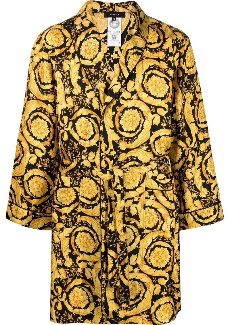 Versace Barocco silk robe