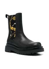 Versace Baroque-print ankle boots