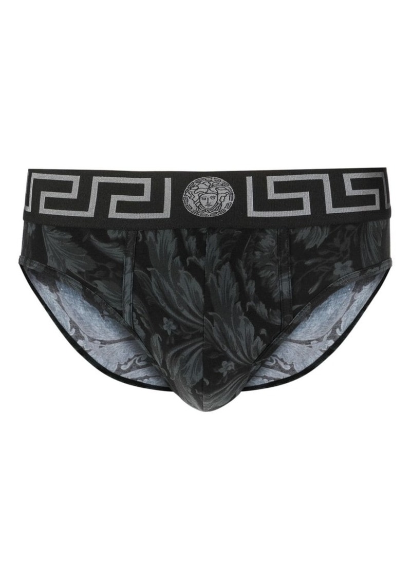 Versace Barocco-print cotton briefs