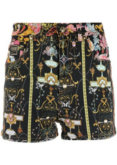 Versace baroque-print cotton shorts