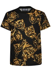 Versace Baroque Print Cotton T-shirt