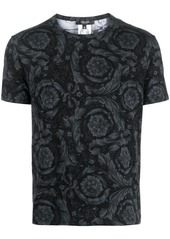 Versace baroque-print cotton T-shirt