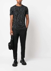 Versace baroque-print cotton T-shirt