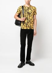 Versace baroque-print crew neck T-shirt