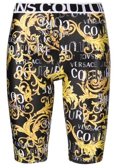 Versace baroque-print cycling shorts