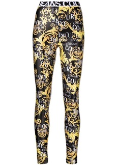 Versace baroque-print leggings