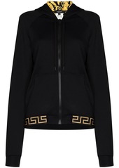 Versace Baroque print lined hoodie