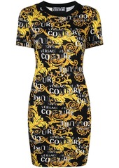 Versace baroque-print minidress