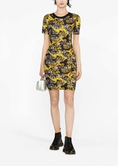 Versace baroque-print minidress