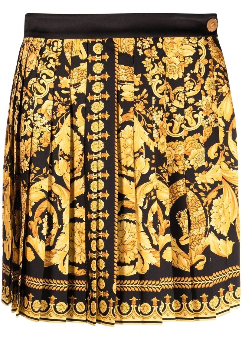 Versace Barocco pleated skirt