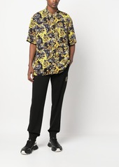 Versace baroque-print short-sleeve shirt