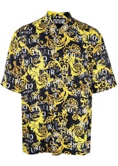 Versace baroque-print short-sleeve shirt