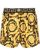Versace Barocco silk pajama shorts