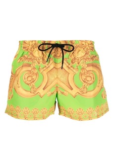 Versace baroque-print swim shorts