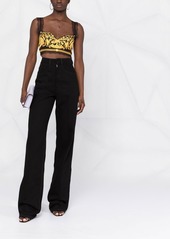 Versace baroque-print top