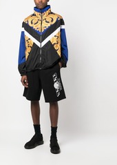 Versace Baroque-print zip-up jacket
