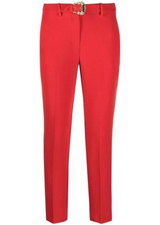 Versace belted cropped trousers