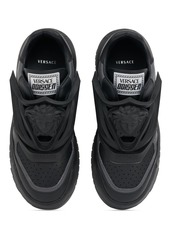 Versace Bi-color Leather Sneakers