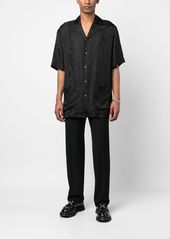 Versace brocade-effect short-sleeve shirt