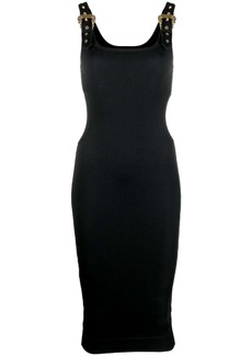 Versace buckle-strap knitted dress