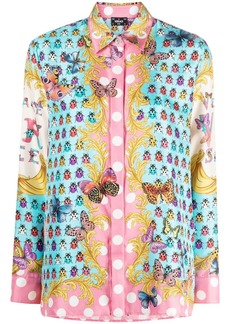 Versace Butterflies silk shirt