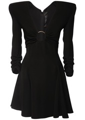 Versace Cady Mini Dress W/ Ring Detail