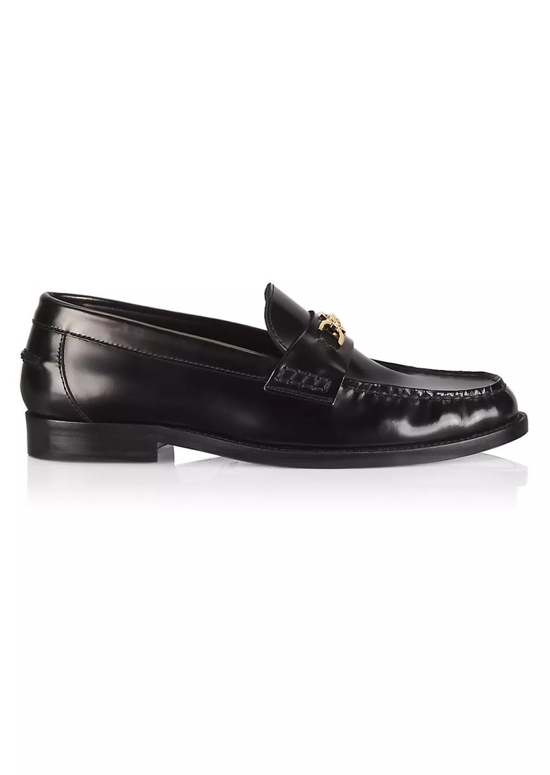 Versace Calf Leather Loafers