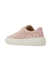 Versace Canvas & Cotton Sneakers