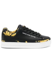 Versace Chain Couture-print low-top sneakers