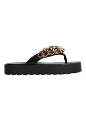 Versace Chain Leather Sandals