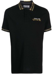 Versace chain-link polo shirt