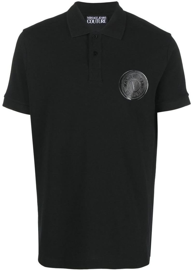 Versace chest logo-print polo shirt