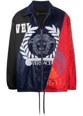 Versace Compilation logo panelled jacket