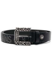 Versace Couture 1 baroque buckle leather belt