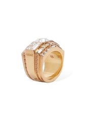 Versace Crystal Thick Ring