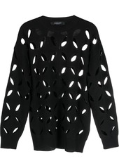 Versace cut-out detail sweater